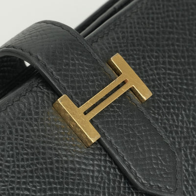 エルメス HERMES ベアンスフレ ベアン スフレ 財布 長財布 ロングウォレット エプソン ノワール ブラック 黒 ゴールド金具 ヴォーエプソン