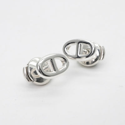 HERMES HERMES Chaine d'Ancre Chaine dunkle earrings earrings 925 silver silver