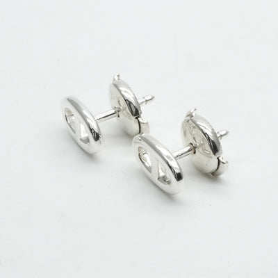 HERMES HERMES Chaine d'Ancre Chaine dunkle earrings earrings 925 silver silver