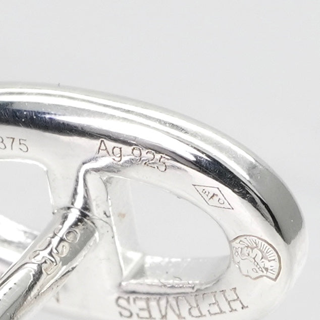 HERMES HERMES Chaine d'Ancre Chaine dunkle earrings earrings 925 silver silver