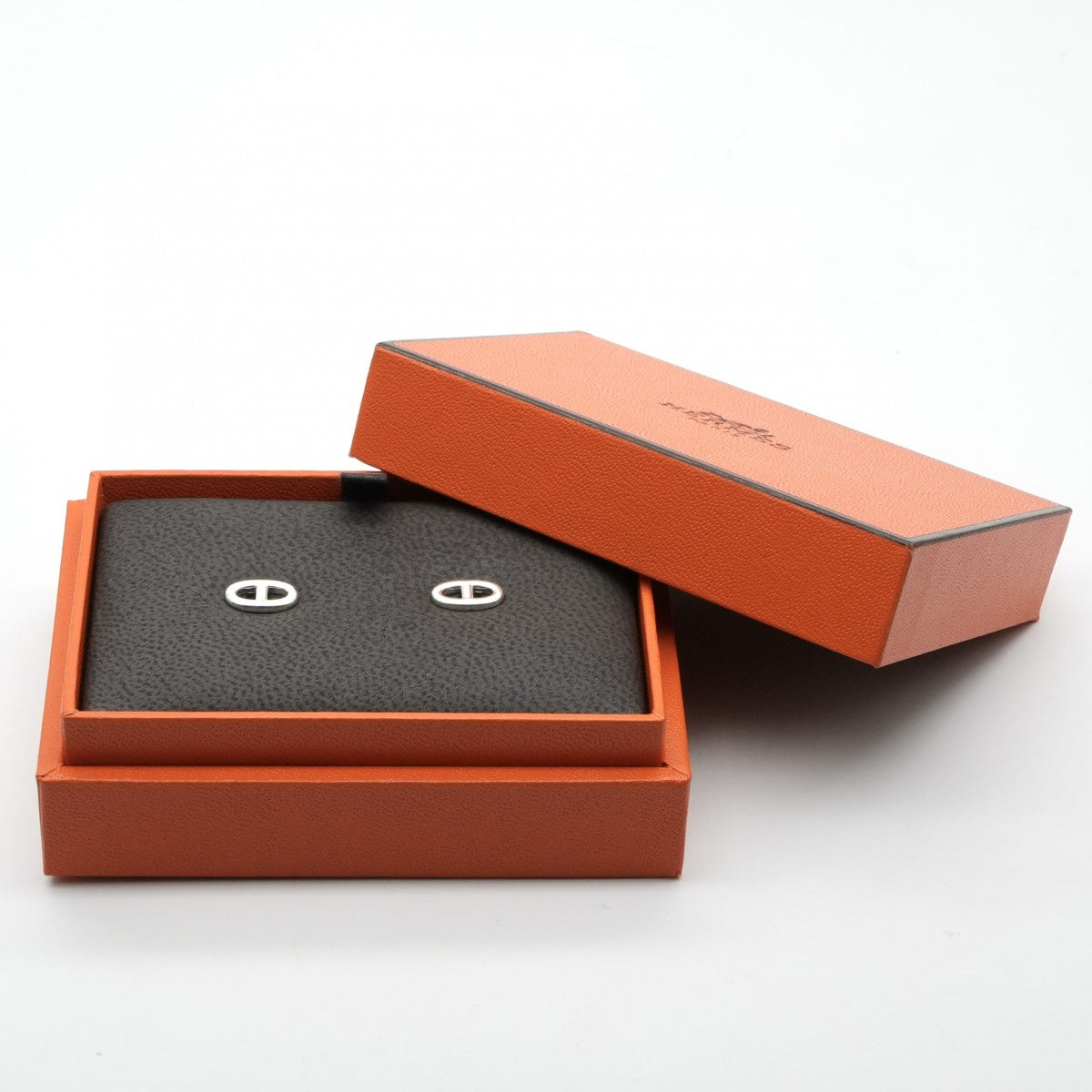 HERMES HERMES Chaine d'Ancre Chaine dunkle earrings earrings 925 silver silver