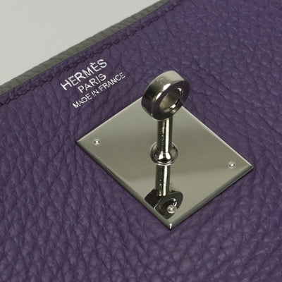 エルメス HERMES ケリー32 ケリー 32 バッグ トートバッグ ショルダーバッグ ウルトラバイオレット ゴールド エタン エトゥープ ブルーオブスキュール ブルーラン ブルー blue パープル purple グレー gray ブラウン brownUltra Violet GoldEtainEtoupeBleu ObscurBleu Rhin 紫 青 茶 シルバー金具 ハンドバッグ 2way V字金具 内縫い