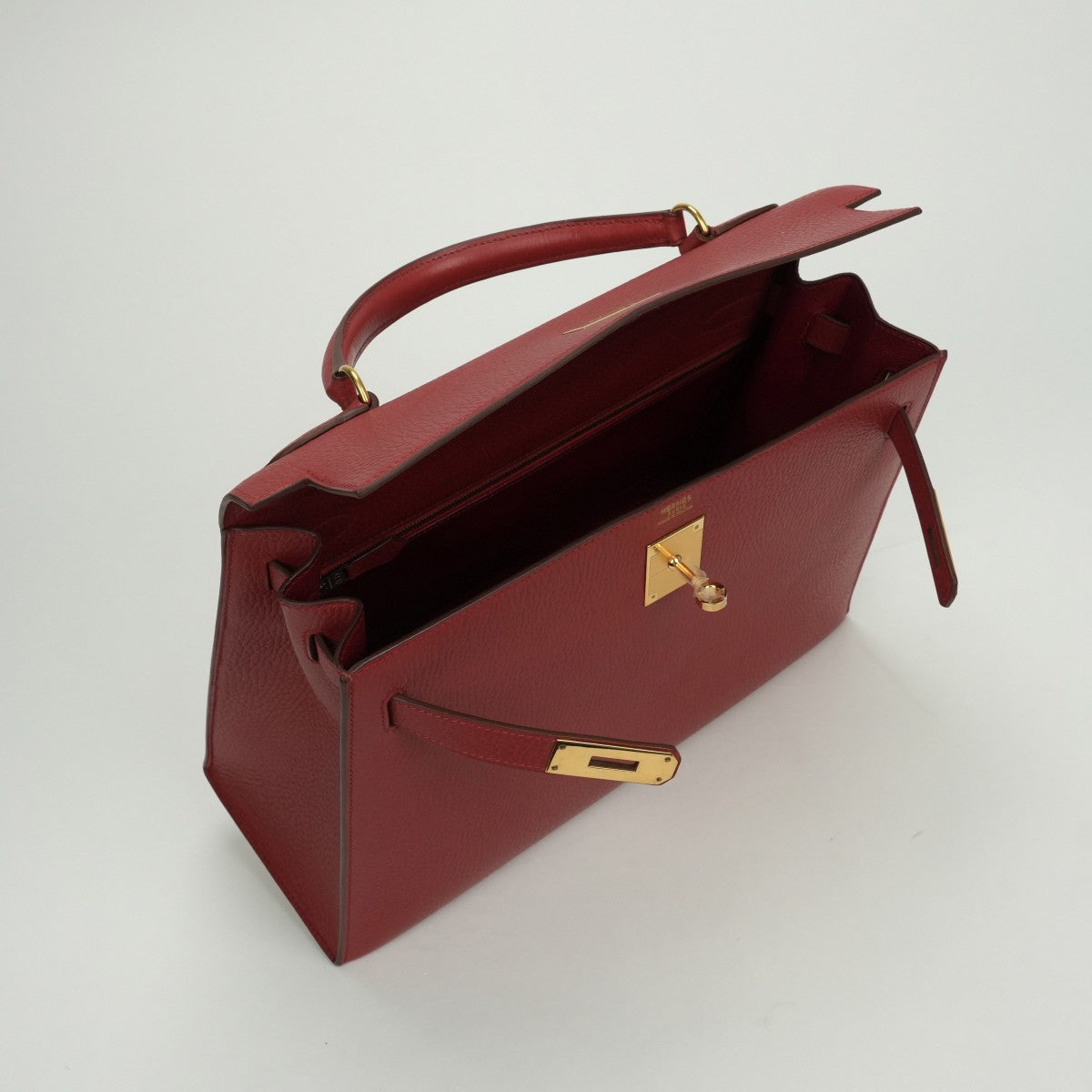 エルメス HERMES ケリー32 ケリー 32 バッグ トートバッグ ショルダーバッグ アルデンヌ ルージュヴィフ Rougevif レッド Red 赤 ゴールド金具 ハンドバッグ 2WAYバッグ