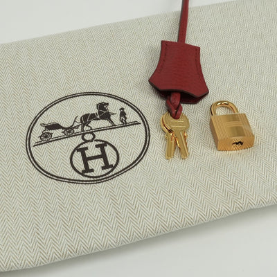 エルメス HERMES ケリー32 ケリー 32 バッグ トートバッグ ショルダーバッグ アルデンヌ ルージュヴィフ Rougevif レッド Red 赤 ゴールド金具 ハンドバッグ 2WAYバッグ