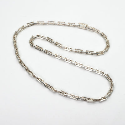 HERMES HERMES HERCULES HERCULES项链吊坠Choker AG925 Silver Silver稀有稀有