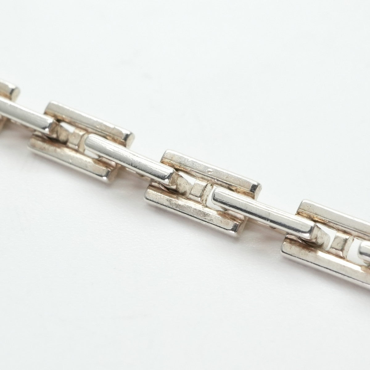 HERMES HERMES HERCULES HERCULES项链吊坠Choker AG925 Silver Silver稀有稀有