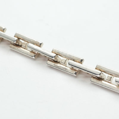 HERMES HERMES HERCULES HERCULES项链吊坠Choker AG925 Silver Silver稀有稀有