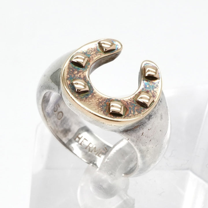 エルメス HERMES ホースシュー ホースシュー リング 指輪 750/925