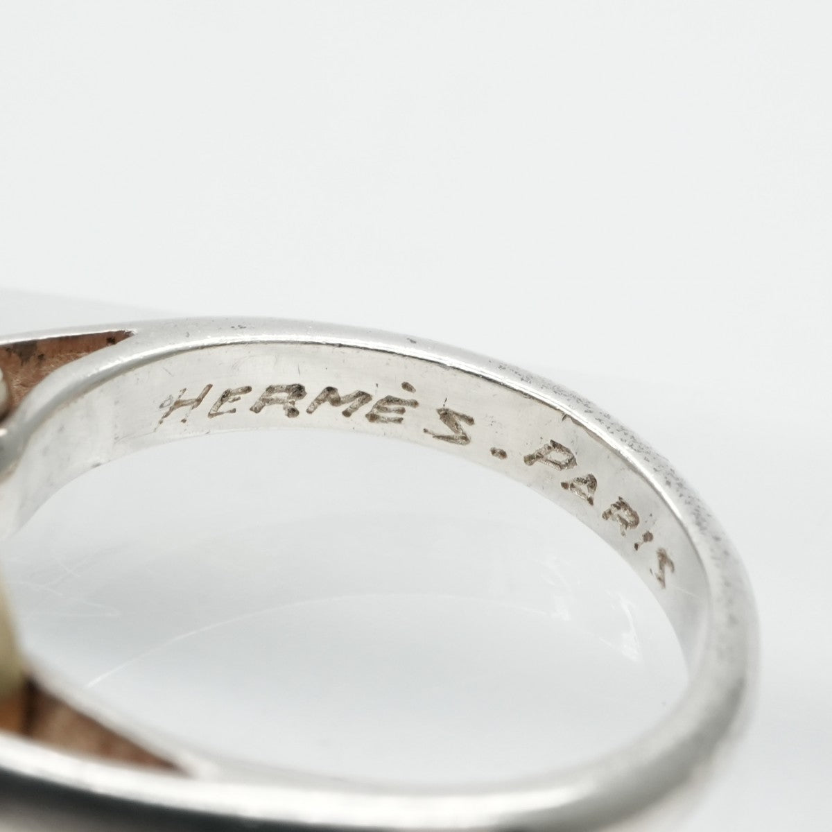 エルメス HERMES シェーヌダンクル シェーヌダンクル リング 指輪 750/925 ゴールド 金 アンティーク 希少 レア　シルバー