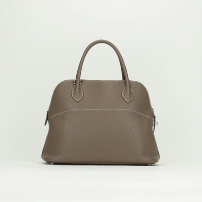 HERMES HERMES Bolide 31 Bolide 31 Bag, Tote bag, Shoulder bag, Torillon Clemence, Etoup, Greige, Silver hardware