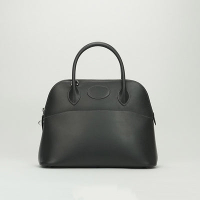 HERMES HERMES Bolide 31 Bolide 31 Bags, tote bags, shoulder bags, box calfs GRAFFFit Gray Grey Silver Metal Fittings