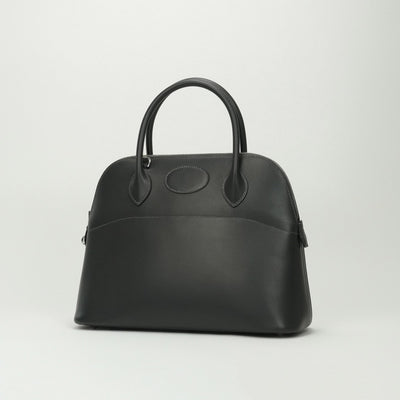 HERMES HERMES Bolide 31 Bolide 31 Bags, tote bags, shoulder bags, box calfs GRAFFFit Gray Grey Silver Metal Fittings