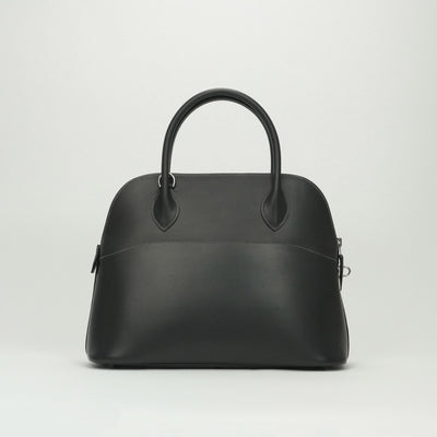 HERMES HERMES Bolide 31 Bolide 31 Bags, tote bags, shoulder bags, box calfs GRAFFFit Gray Grey Silver Metal Fittings