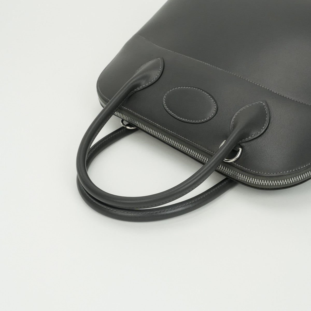 HERMES HERMES Bolide 31 Bolide 31 Bags, tote bags, shoulder bags, box calfs GRAFFFit Gray Grey Silver Metal Fittings