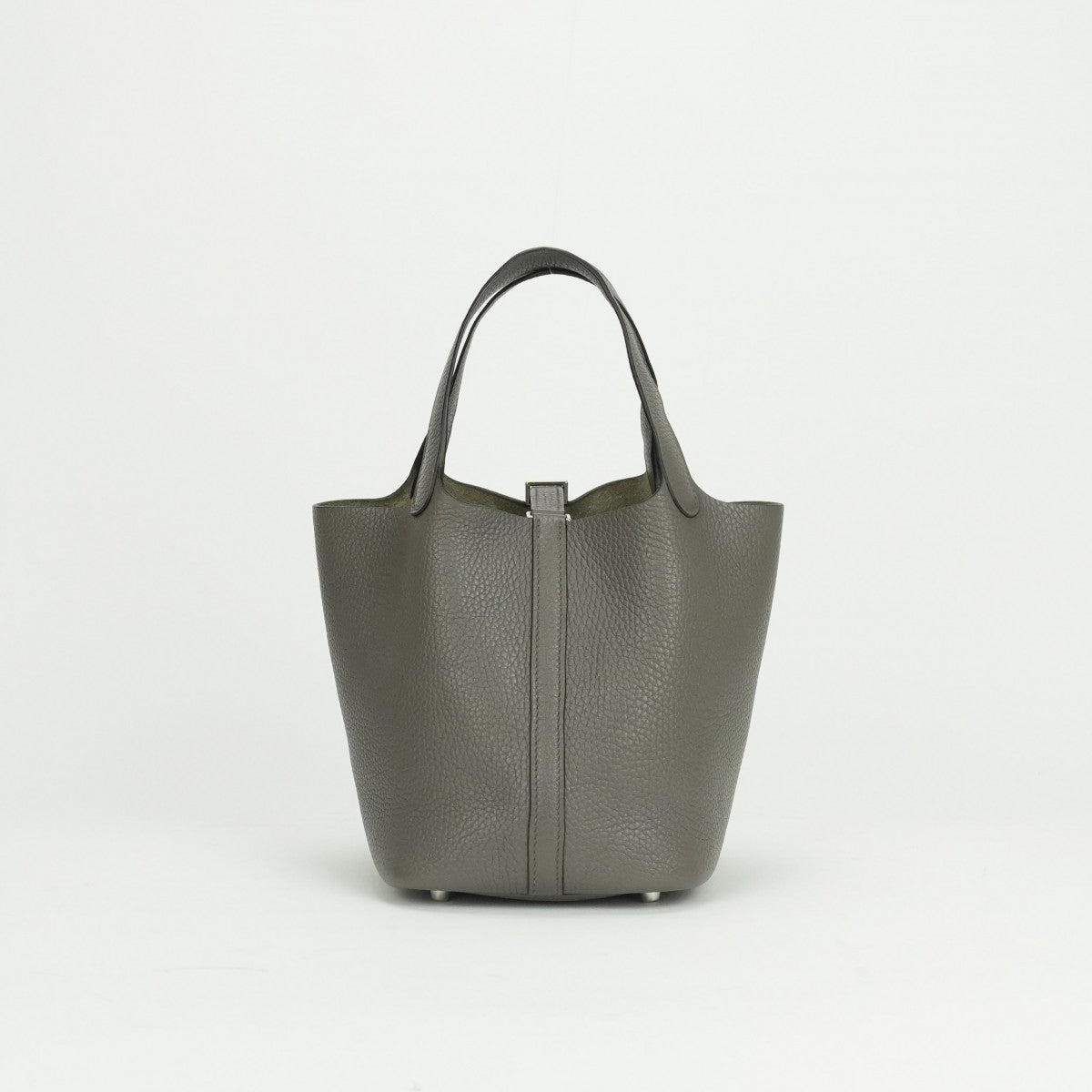 エルメス HERMES ピコタンロックPM ピコタンロック PM ピコタンPM ピコタンロック18 バッグ トートバッグ トリヨンクレマンス エタン Etain グレー gray シルバー金具 エルメス ピコタン ピコタンロック トリヨン