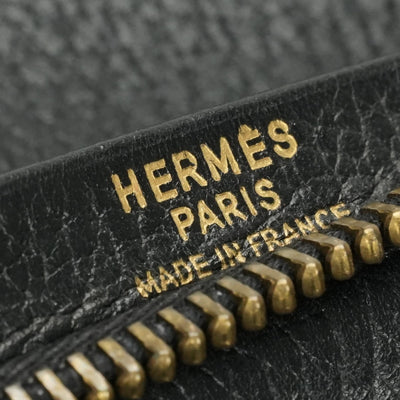 エルメス HERMES ヴィクトリア43 ヴィクトリア 43 バッグ トートバッグ アルデンヌ ノワール ブラック 黒 ゴールド金具