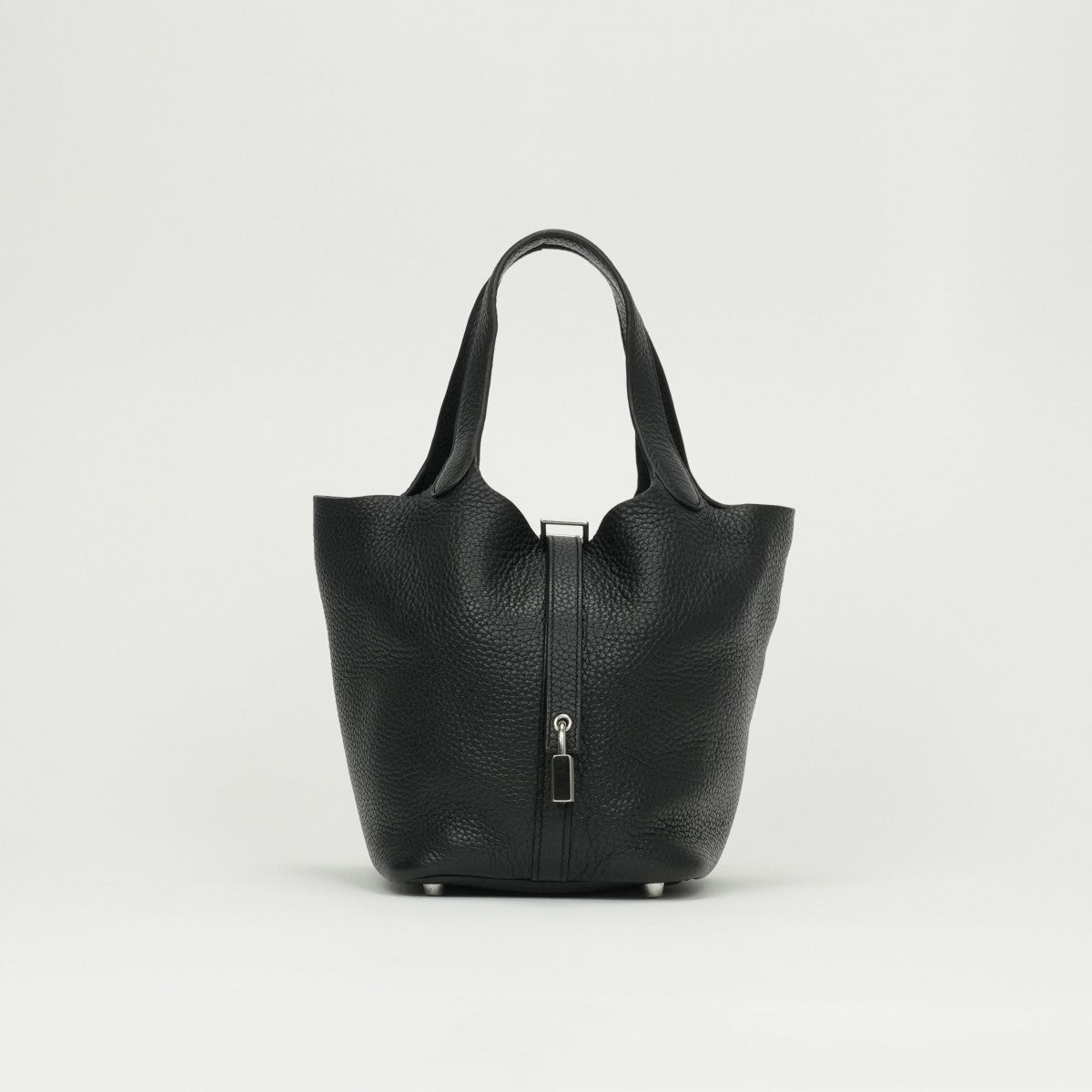 エルメス HERMES ピコタンロックPM ピコタンロック PM ピコタンPM ピコタンロック18 バッグ トートバッグ トリヨンクレマンス ノワール ブラック 黒 シルバー金具 ハンドバッグ