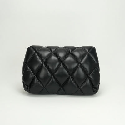 バレンシアガ BALENCIAGA TOUCH PUFFY キルティング バッグ クラッチバッグ セカンドバッグ レザー ブラック black 黒