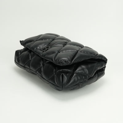 バレンシアガ BALENCIAGA TOUCH PUFFY キルティング バッグ クラッチバッグ セカンドバッグ レザー ブラック black 黒