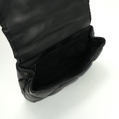 バレンシアガ BALENCIAGA TOUCH PUFFY キルティング バッグ クラッチバッグ セカンドバッグ レザー ブラック black 黒
