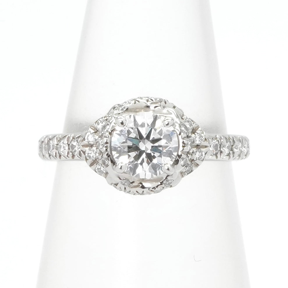 ショーメ CHAUMET リアン リング 指輪 Pt950 シルバー 婚約指輪　エンゲージリング　ダイヤモンド　プラチナ
