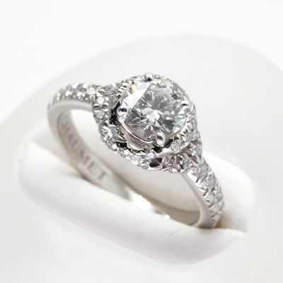 ショーメ CHAUMET リアン リング 指輪 Pt950 シルバー 婚約指輪　エンゲージリング　ダイヤモンド　プラチナ