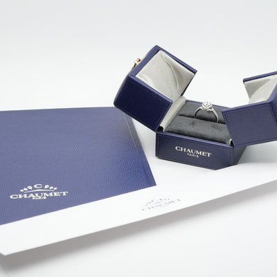 ショーメ CHAUMET リアン リング 指輪 Pt950 シルバー 婚約指輪　エンゲージリング　ダイヤモンド　プラチナ
