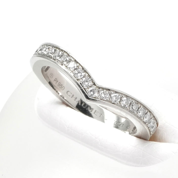 CHAUMET エターナル　ドゥ　ショーメ　リュバン　pt950 結婚　指輪 商品詳細｜ショーメ Pt950 シークレットダイヤ1P エターナルドゥ
