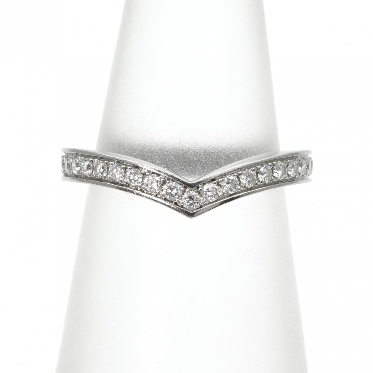 ショーメ CHAUMET エグレット　バンドリング エグレット　バンド　リング ジョゼフィーヌ リング 指輪 Pt950 シルバー プラチナ　結婚指輪　ダイヤモンド　ハーフエタニティ