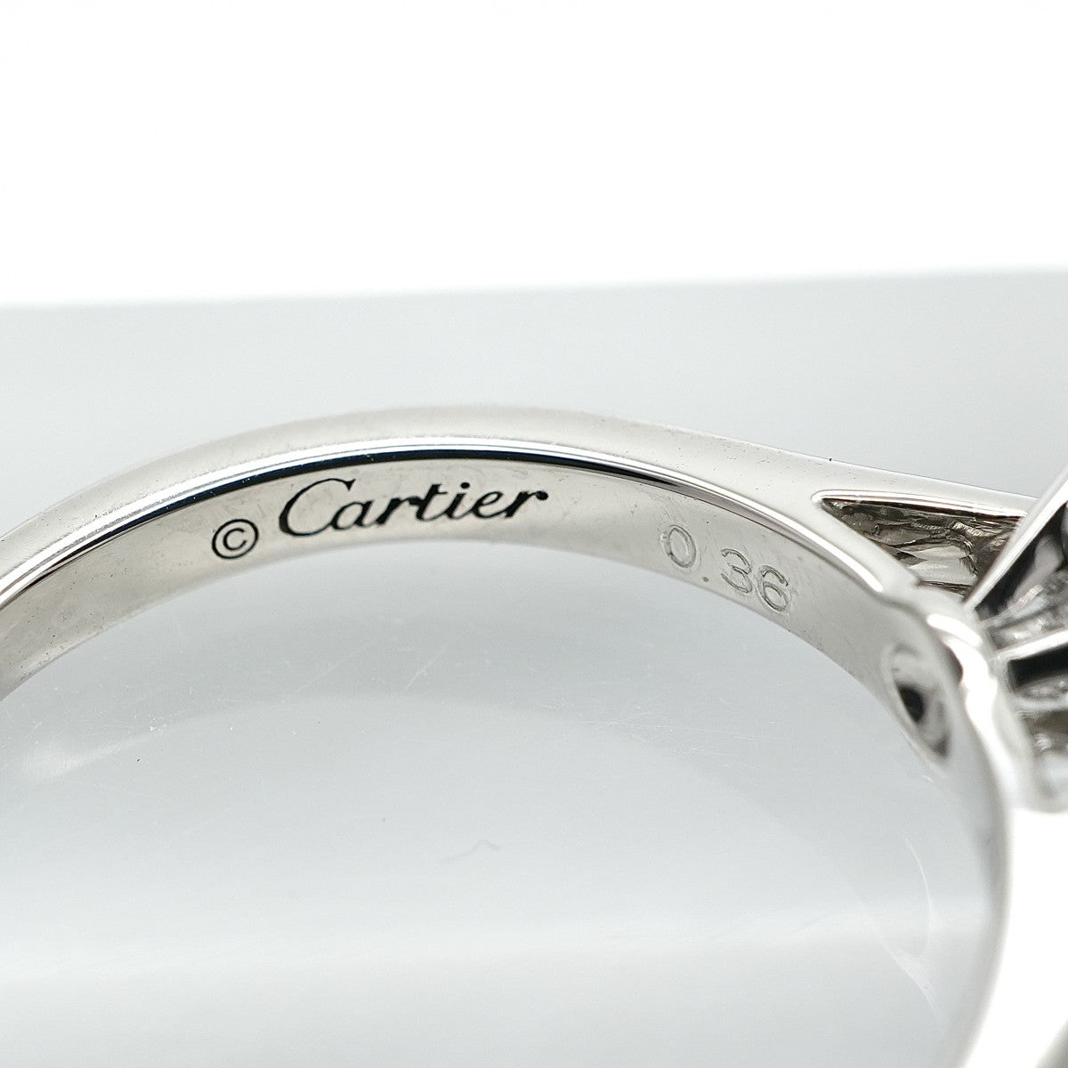 CARTIER Cartier solitaire solitaire brilliant cut diamond 1895 ring Pt950 silver engagement ring engagement ring platinum diamond