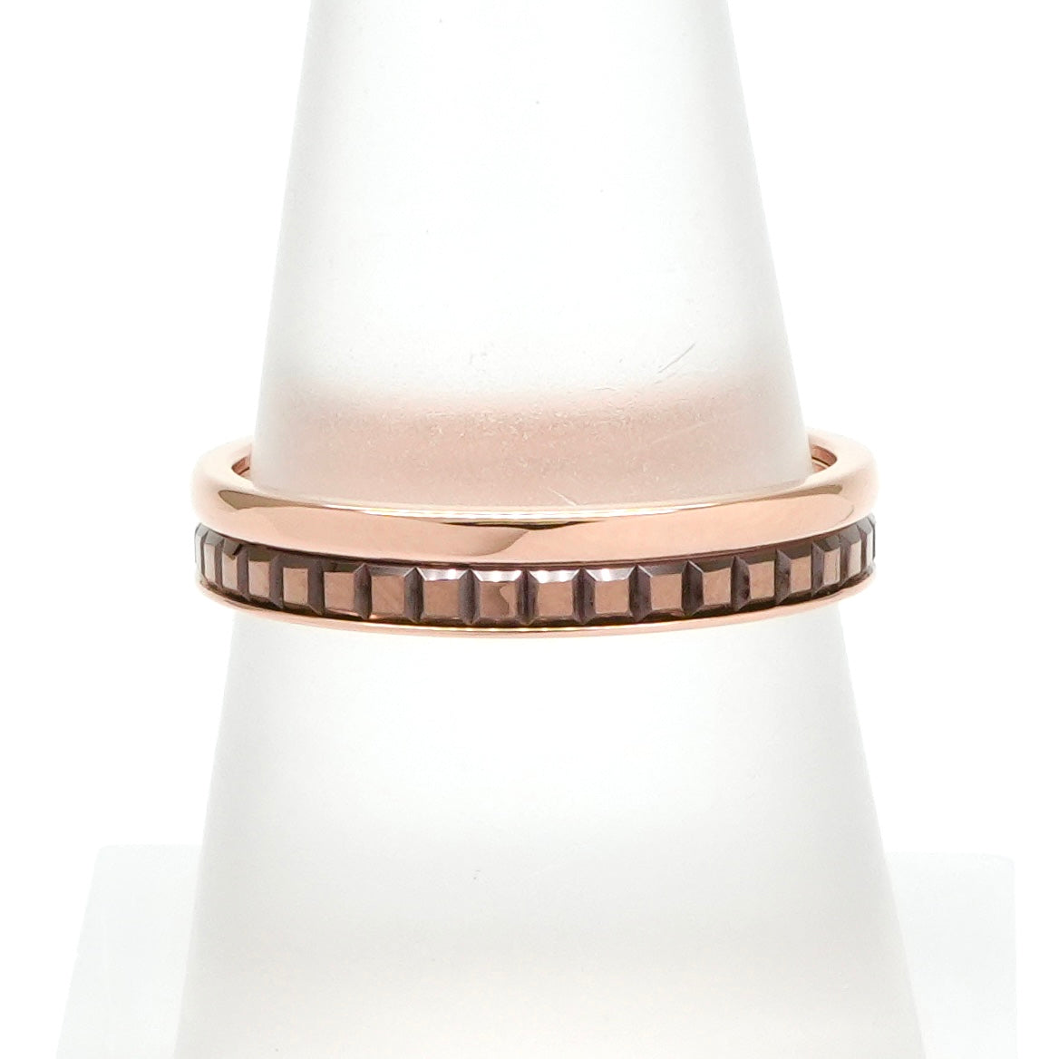 BOUCHERON BOUCHERON Quatre Classic Ring Half Quatre ring Pink gold brown PVD quatre classic ring ring 750PG pink gold pink gold