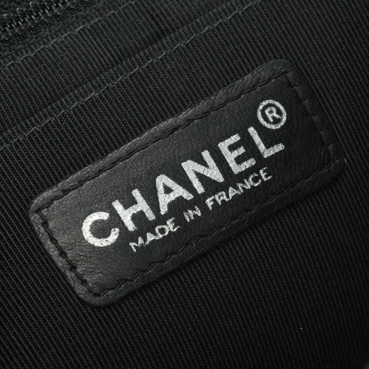 CHANEL 샤넬 Matelass? 가방 숄더 가방 램스킨 블랙 실버 메탈 피팅 체인 어깨 가방 코코 마크