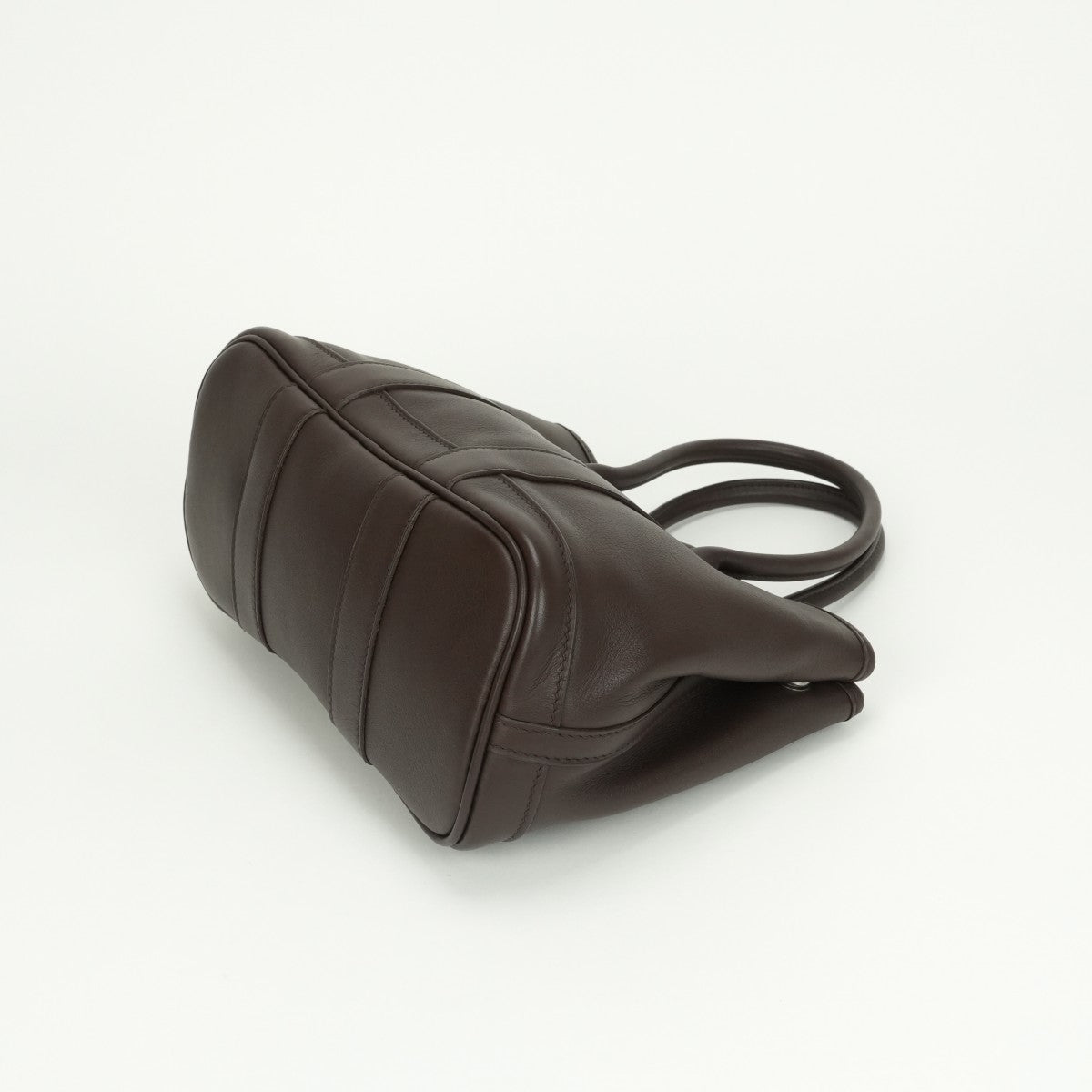 HERMES HERMES Garden Twilly TTPM Garden twilly TTPM Garden party Garden party Bag Tote Bag Swift Havana Havana Brown Brown Silver Metal Fittings Vo Swift