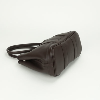 HERMES HERMES Garden Twilly TTPM Garden twilly TTPM Garden party Garden party Bag Tote Bag Swift Havana Havana Brown Brown Silver Metal Fittings Vo Swift