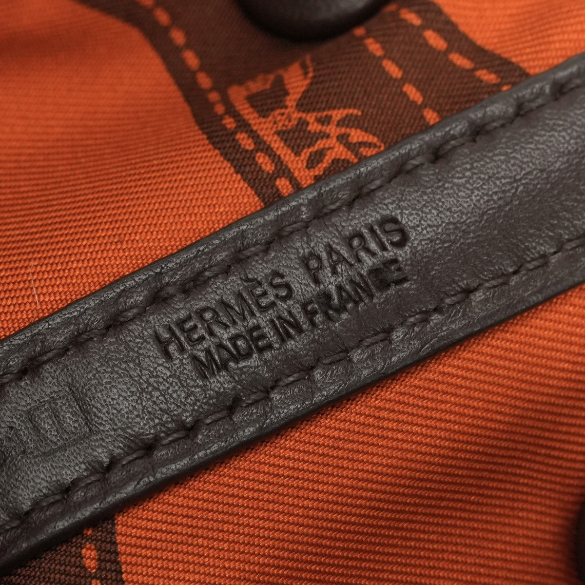 HERMES HERMES Garden Twilly TTPM Garden twilly TTPM Garden party Garden party Bag Tote Bag Swift Havana Havana Brown Brown Silver Metal Fittings Vo Swift