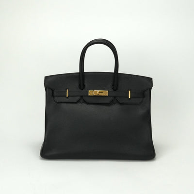 エルメス HERMES バーキン35 バーキン 35 バッグ トートバッグ アルデンヌ ノワール Noir ブラック Black 黒 ゴールド金具 ハンドバッグ