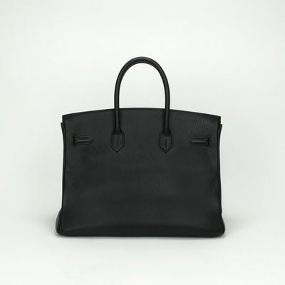 エルメス HERMES バーキン35 バーキン 35 バッグ トートバッグ アルデンヌ ノワール Noir ブラック Black 黒 ゴールド金具 ハンドバッグ