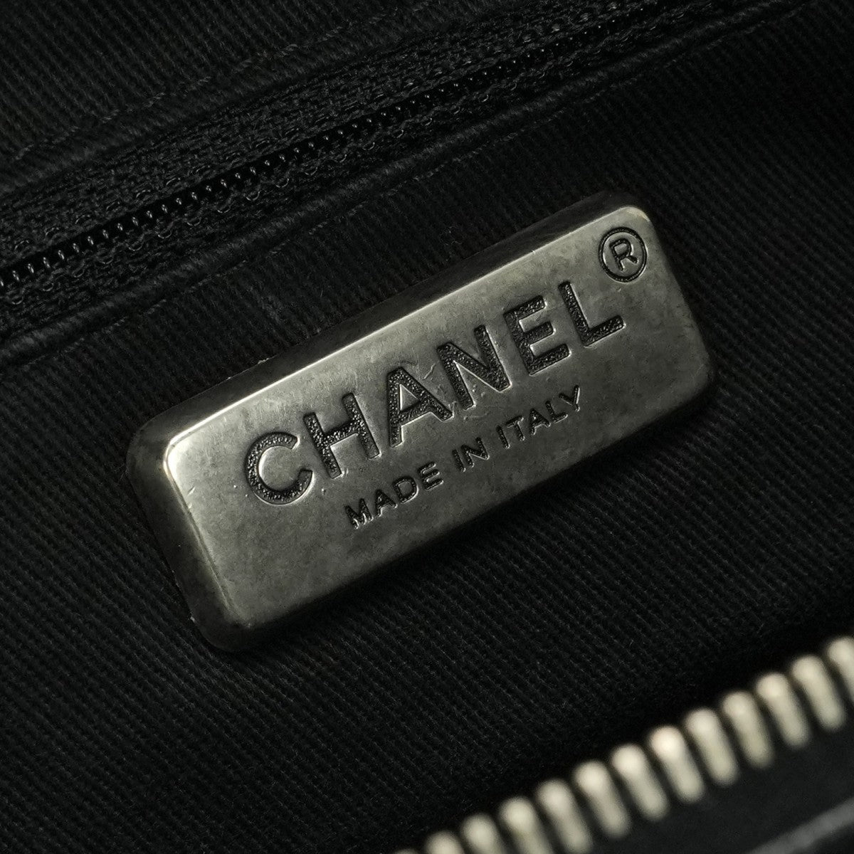 CHANEL 샤넬 Matelasse wild stitch Matelass? 와일드 스티치 백 토트 백 캐비어 스킨 블랙 블랙 실버 피팅 코코 마크 핸드백