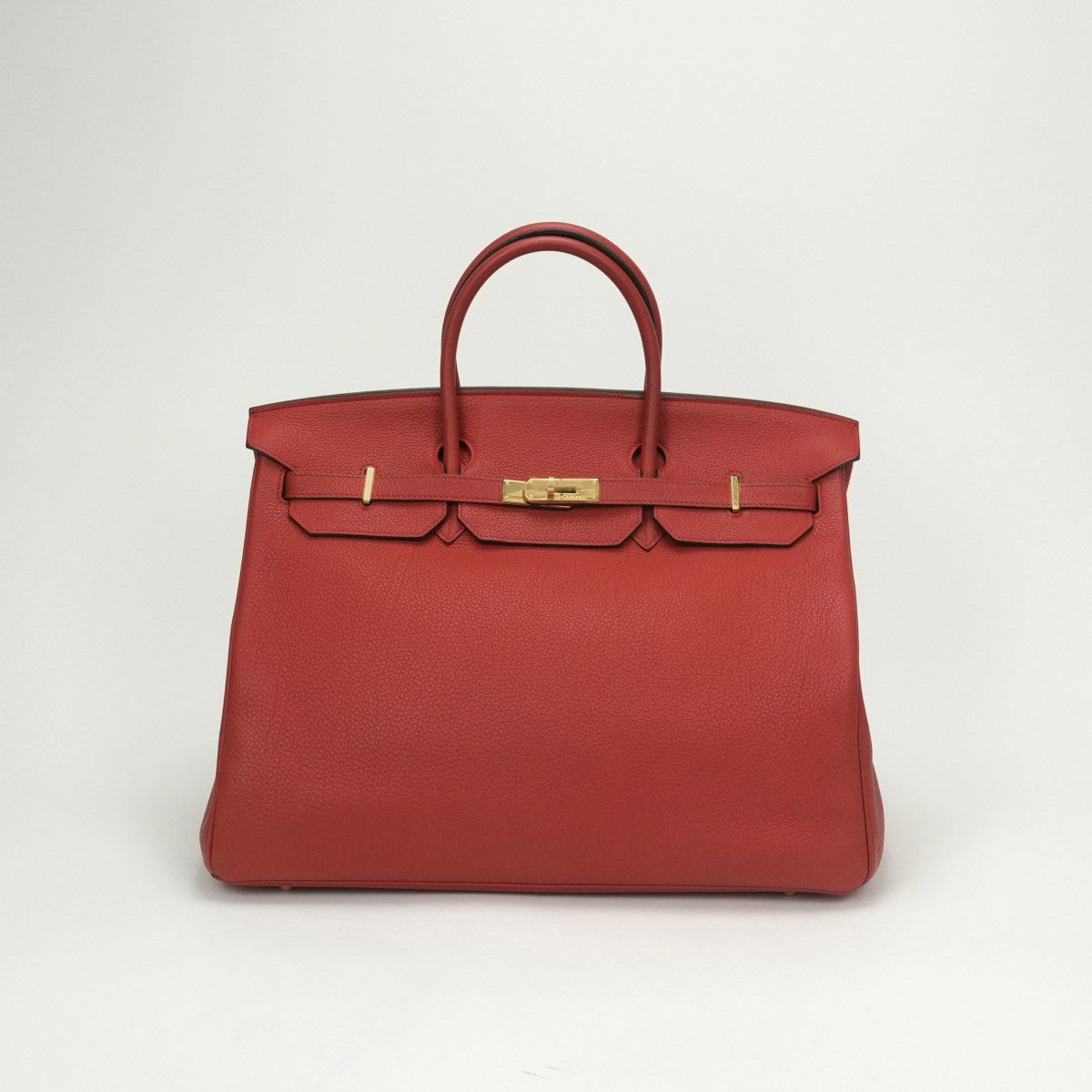 エルメス HERMES バーキン40 バーキン 40 バッグ トートバッグ トゴ ヴァーミリオン Vermilion レッド Red 赤 ゴールド金具 ハンドバッグ