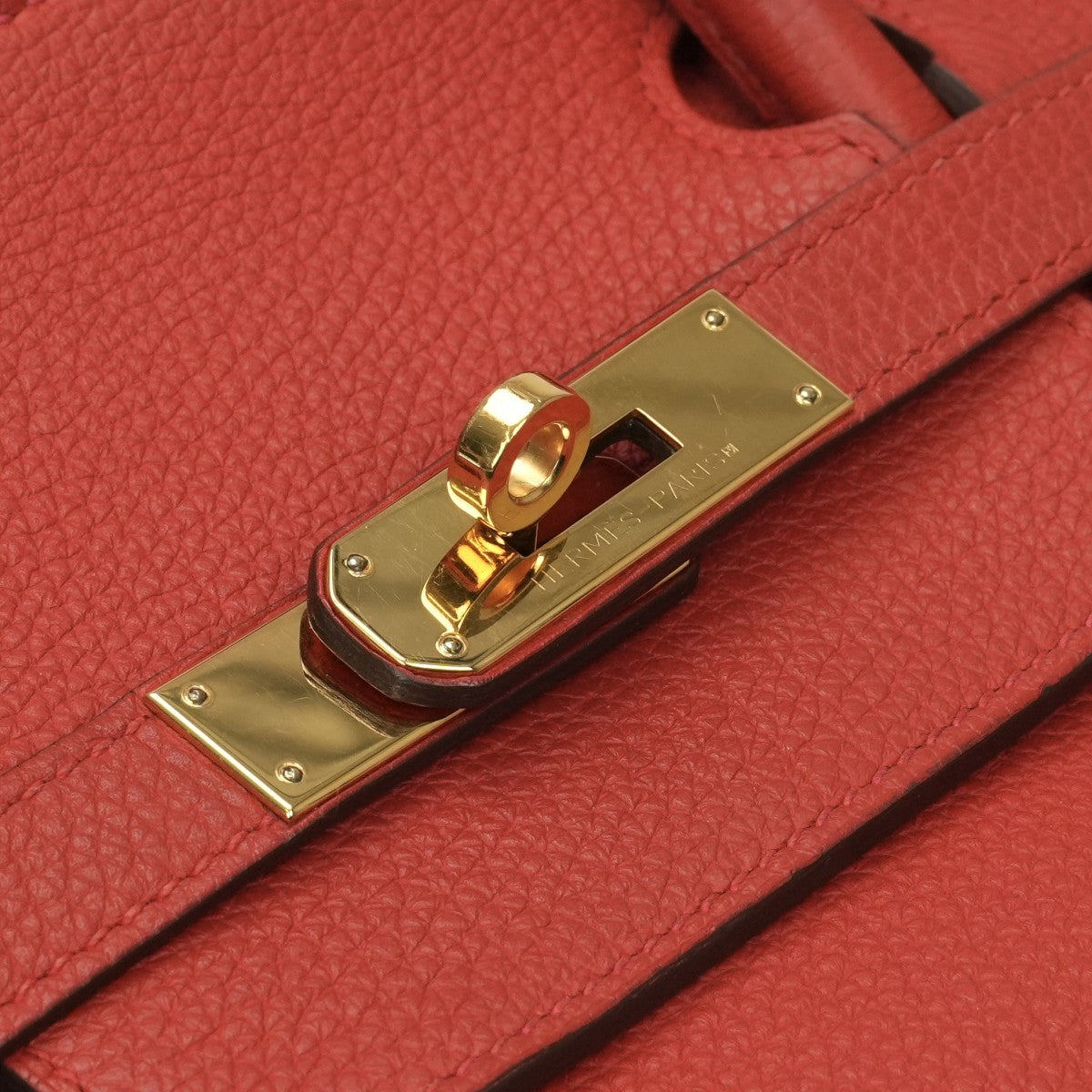 エルメス HERMES バーキン40 バーキン 40 バッグ トートバッグ トゴ ヴァーミリオン Vermilion レッド Red 赤 ゴールド金具 ハンドバッグ