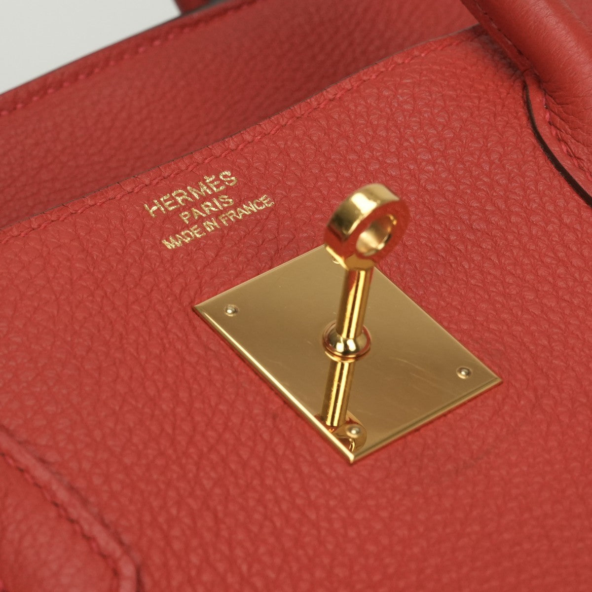 エルメス HERMES バーキン40 バーキン 40 バッグ トートバッグ トゴ ヴァーミリオン Vermilion レッド Red 赤 ゴールド金具 ハンドバッグ