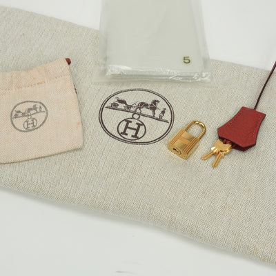 エルメス HERMES バーキン40 バーキン 40 バッグ トートバッグ トゴ ヴァーミリオン Vermilion レッド Red 赤 ゴールド金具 ハンドバッグ