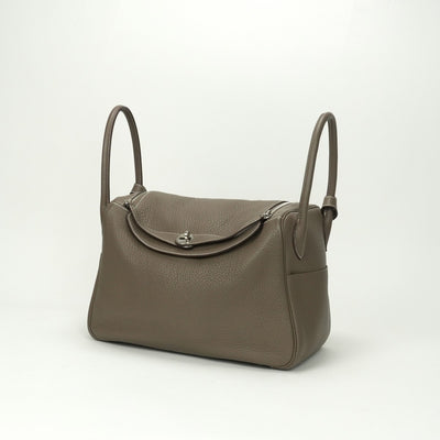 エルメス HERMES リンディ34 リンディ 34 バッグ トートバッグ ショルダーバッグ トリヨンクレマンス エトゥープ etoupe ブラウン Brown シルバー金具