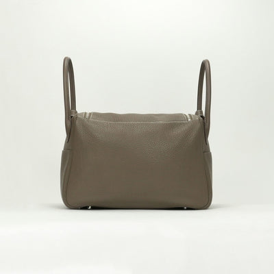 エルメス HERMES リンディ34 リンディ 34 バッグ トートバッグ ショルダーバッグ トリヨンクレマンス エトゥープ etoupe ブラウン Brown シルバー金具