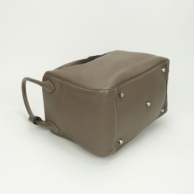 エルメス HERMES リンディ34 リンディ 34 バッグ トートバッグ ショルダーバッグ トリヨンクレマンス エトゥープ etoupe ブラウン Brown シルバー金具