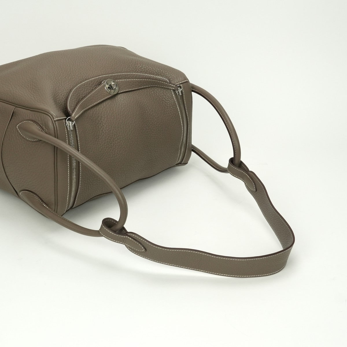 エルメス HERMES リンディ34 リンディ 34 バッグ トートバッグ ショルダーバッグ トリヨンクレマンス エトゥープ etoupe ブラウン Brown シルバー金具
