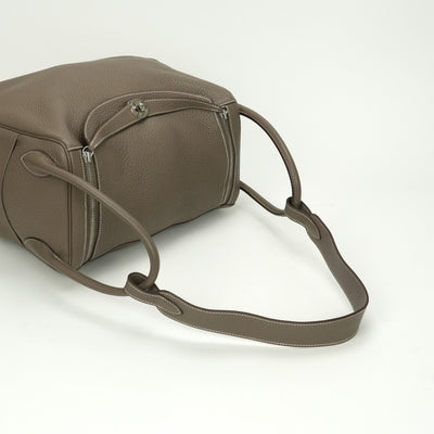エルメス HERMES リンディ34 リンディ 34 バッグ トートバッグ ショルダーバッグ トリヨンクレマンス エトゥープ etoupe ブラウン Brown シルバー金具