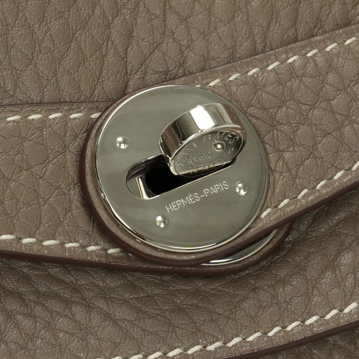 エルメス HERMES リンディ34 リンディ 34 バッグ トートバッグ ショルダーバッグ トリヨンクレマンス エトゥープ etoupe ブラウン Brown シルバー金具