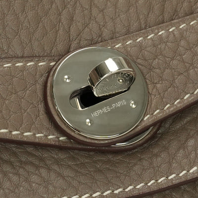 エルメス HERMES リンディ34 リンディ 34 バッグ トートバッグ ショルダーバッグ トリヨンクレマンス エトゥープ etoupe ブラウン Brown シルバー金具