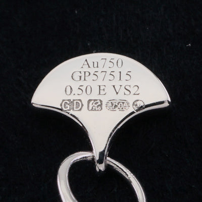 グラフ GRAFF アイコン アイコン オーバル ダイヤモンド ペンダント ネックレス ペンダント チョーカー 750WG シルバー ダイヤモンド　ペンダント　ホワイトゴールド　WG